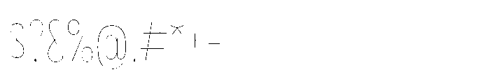 Lütschine Lutschine Hairline Nar x1 Font OTHER CHARS