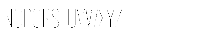 Lütschine Lutschine Hairline Nar x1 Font UPPERCASE