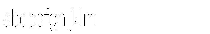 Lütschine Lutschine Hairline Nar x1 FONT