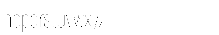 Lütschine Lutschine Hairline Nar x1 Font LOWERCASE