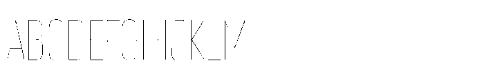 Lütschine Lutschine Hairline Nar x2 Font UPPERCASE