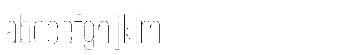 Lütschine Lutschine Hairline Nar x2 FONT