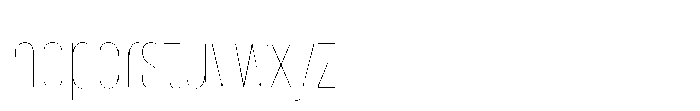 Lütschine Lutschine Hairline Nar x2 Font LOWERCASE
