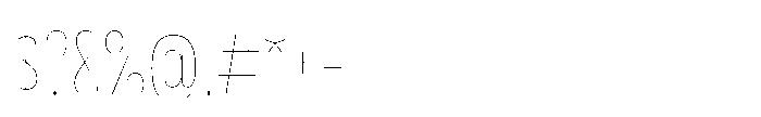 Lütschine Lutschine Hairline Nar x3 Font OTHER CHARS