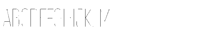 Lütschine Lutschine Hairline Nar x3 Font UPPERCASE