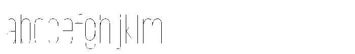 Lütschine Lutschine Hairline Nar x3 FONT