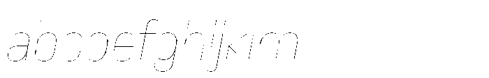 Lütschine Lutschine Hairline x1 Italic FONT
