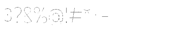 Lütschine Lutschine Hairline x1 Font OTHER CHARS