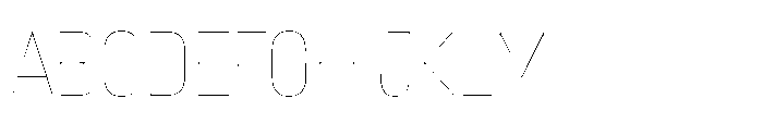 Lütschine Lutschine Hairline x1 Font UPPERCASE