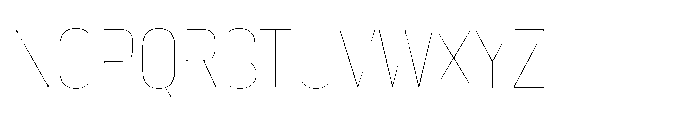 Lütschine Lutschine Hairline x1 Font UPPERCASE