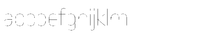 Lütschine Lutschine Hairline x1 FONT
