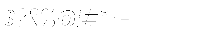 Lütschine Lutschine Hairline x2 Italic Font OTHER CHARS