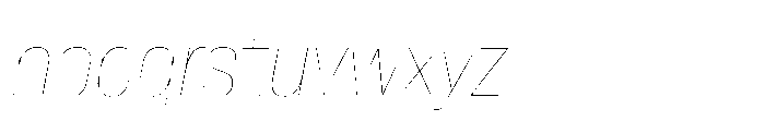 Lütschine Lutschine Hairline x2 Italic Font LOWERCASE