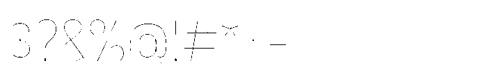 Lütschine Lutschine Hairline x2 Font OTHER CHARS