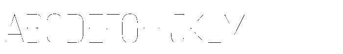 Lütschine Lutschine Hairline x2 Font UPPERCASE