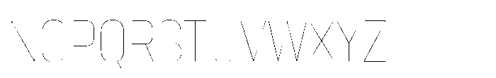 Lütschine Lutschine Hairline x2 Font UPPERCASE