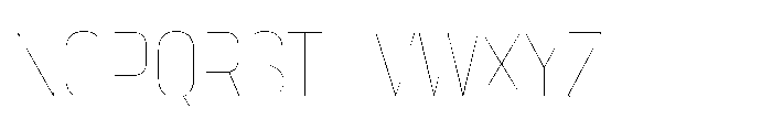 Lütschine Lutschine Hairline x3 Font UPPERCASE