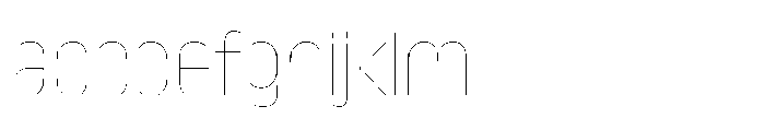 Lütschine Lutschine Hairline x3 FONT