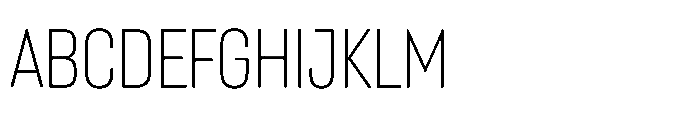 Lütschine Lutschine Light Con x1 Font UPPERCASE