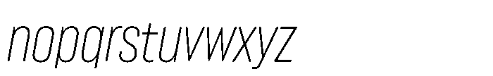 Lütschine Lutschine Light Con x3 Italic Font LOWERCASE