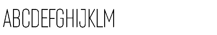 Lütschine Lutschine Light Nar x1 Font UPPERCASE