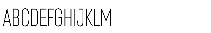 Lütschine Lutschine Light Nar x2 Font UPPERCASE