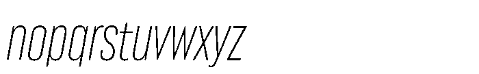 Lütschine Lutschine Light Nar x3 Italic Font LOWERCASE