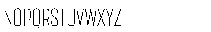 Lütschine Lutschine Light Nar x3 Font UPPERCASE