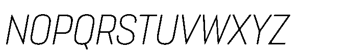 Lütschine Lutschine Light x2 Italic Font UPPERCASE