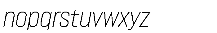 Lütschine Lutschine Light x3 Italic Font LOWERCASE