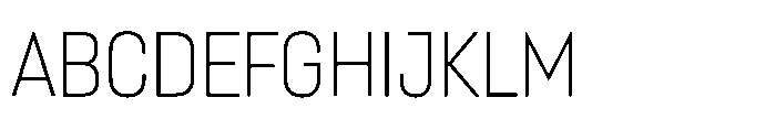 Lütschine Lutschine Light x3 Font UPPERCASE