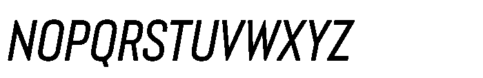 Lütschine Lutschine Medium Con x1 Italic Font UPPERCASE