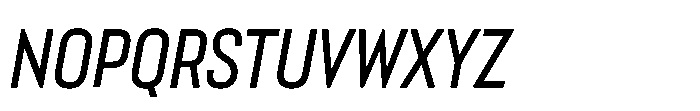 Lütschine Lutschine Medium Con x2 Italic Font UPPERCASE
