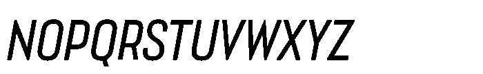 Lütschine Lutschine Medium Con x3 Italic Font UPPERCASE