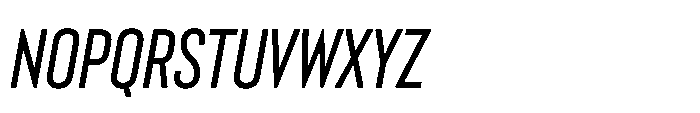 Lütschine Lutschine Medium Nar x1 Italic Font UPPERCASE
