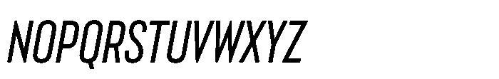 Lütschine Lutschine Medium Nar x2 Italic Font UPPERCASE