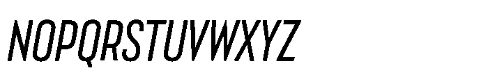 Lütschine Lutschine Medium Nar x3 Italic Font UPPERCASE