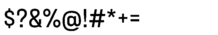 Lütschine Lutschine Medium x1 Font OTHER CHARS