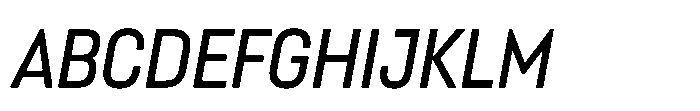 Lütschine Lutschine Medium x2 Italic Font UPPERCASE