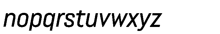 Lütschine Lutschine Medium x2 Italic Font LOWERCASE