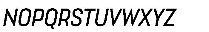 Lütschine Lutschine Medium x3 Italic Font UPPERCASE