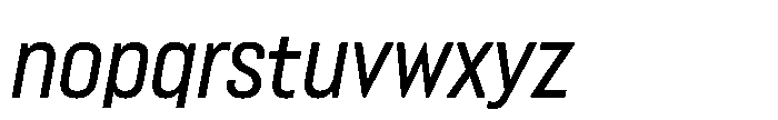 Lütschine Lutschine Medium x3 Italic Font LOWERCASE