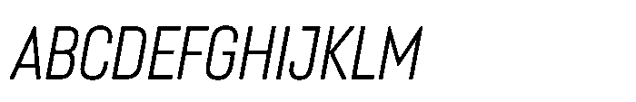 Lütschine Lutschine Regular Con x1 Italic Font UPPERCASE