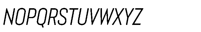Lütschine Lutschine Regular Con x1 Italic Font UPPERCASE