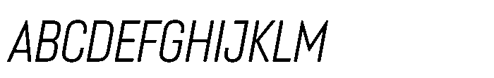 Lütschine Lutschine Regular Con x2 Italic Font UPPERCASE