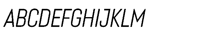 Lütschine Lutschine Regular Con x3 Italic Font UPPERCASE