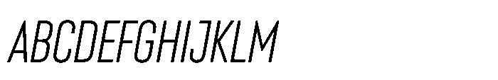 Lütschine Lutschine Regular Nar x1 Italic Font UPPERCASE