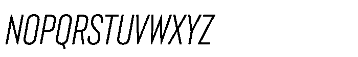 Lütschine Lutschine Regular Nar x1 Italic Font UPPERCASE