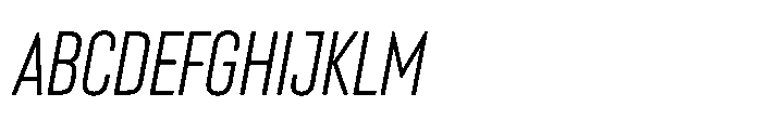 Lütschine Lutschine Regular Nar x2 Italic Font UPPERCASE