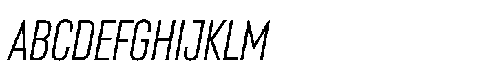Lütschine Lutschine Regular Nar x3 Italic Font UPPERCASE